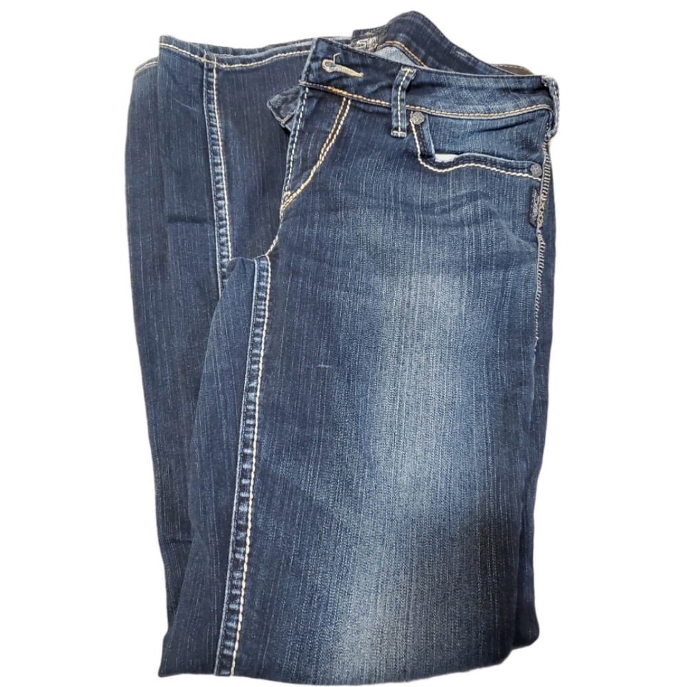 Silver Aiko Bootcut 32/35 Womens Jeans